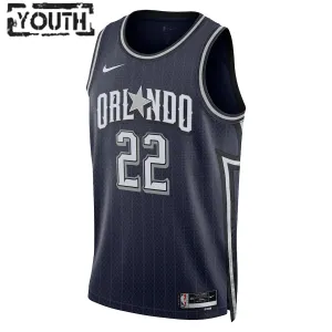 Nike Orlando Magic Franz Wagner Lasten Pelipaita City Edition 2023-24 Swingman Laivasto