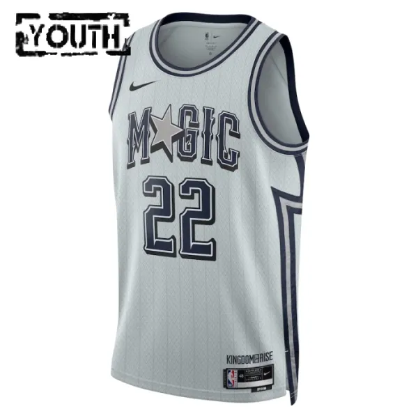 Nike Orlando Magic Franz Wagner Lasten Pelipaita City Edition 2024-25 Swingman Harmaa