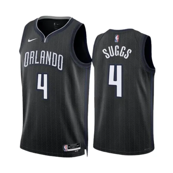 Nike Orlando Magic Jalen Suggs 4 Miesten Pelipaita City Edition 2022-23 Swingman Musta Nike Orlando Magic Jalen Suggs 4 Miesten Pelipaita City Edition 2022-23 Swingman Musta