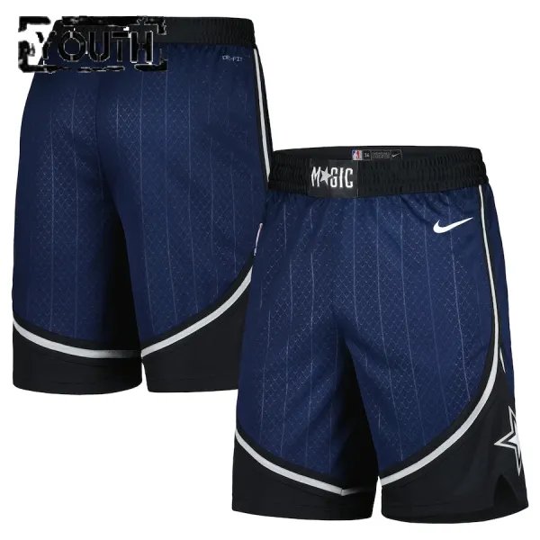 Nike Orlando Magic Lasten Shortsit City Edition 2023-24 Swingman Laivasto Nike Orlando Magic Lasten Shortsit City Edition 2023-24 Swingman Laivasto