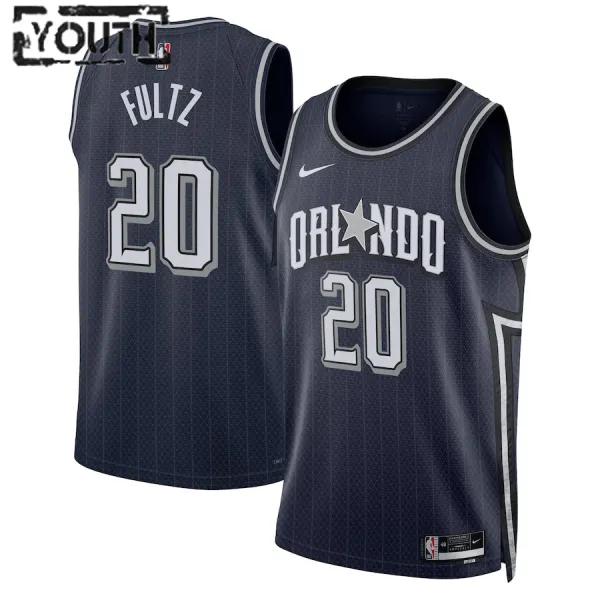 Nike Orlando Magic Markelle Fultz Lasten Pelipaita City Edition 2023-24 Swingman Laivasto Nike Orlando Magic Markelle Fultz Lasten Pelipaita City Edition 2023-24 Swingman Laivasto