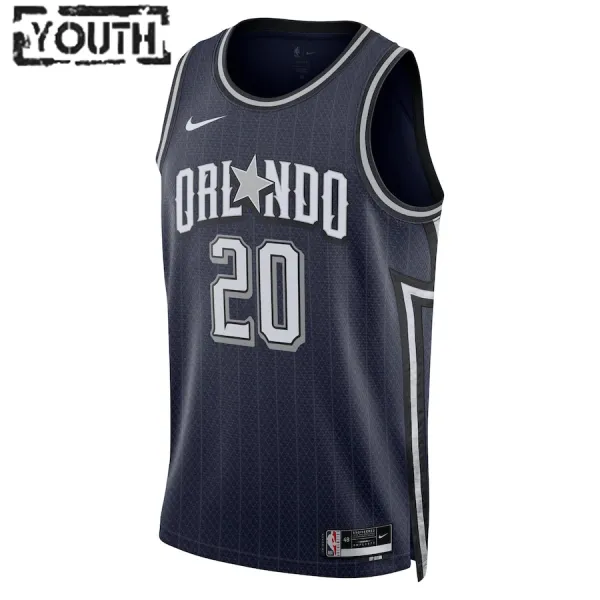 Nike Orlando Magic Markelle Fultz Lasten Pelipaita City Edition 2023-24 Swingman Laivasto