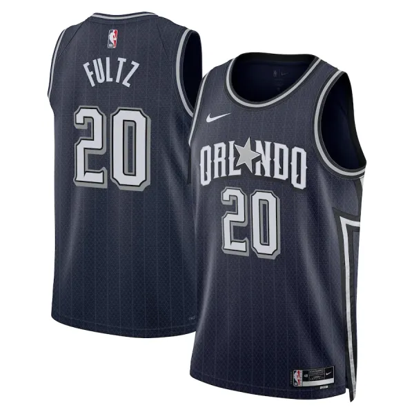 Nike Orlando Magic Markelle Fultz Miesten Pelipaita City Edition 2023-24 Swingman Laivasto Nike Orlando Magic Markelle Fultz Miesten Pelipaita City Edition 2023-24 Swingman Laivasto