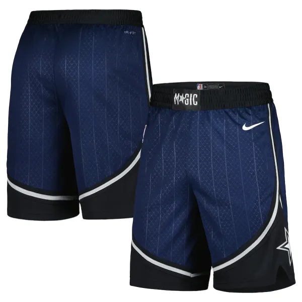 Nike Orlando Magic Miesten Shortsit City Edition 2023-24 Swingman Laivasto Nike Orlando Magic Miesten Shortsit City Edition 2023-24 Swingman Laivasto