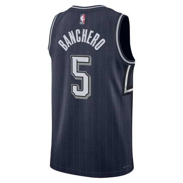 Nike Orlando Magic Paolo Banchero Miesten Pelipaita City Edition 2023-24 Swingman Laivasto