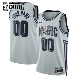 Nike Orlando Magic Personoitava Lasten Pelipaita City Edition 2024-25 Swingman Harmaa