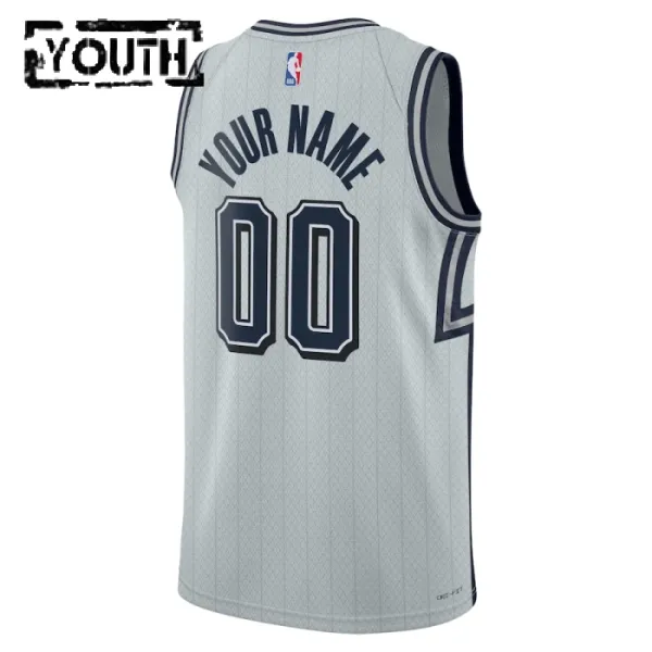 Nike Orlando Magic Personoitava Lasten Pelipaita City Edition 2024-25 Swingman Harmaa