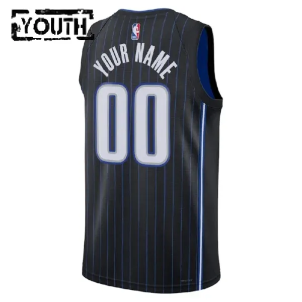 Nike Orlando Magic Personoitava Lasten Pelipaita Icon Edition Swingman Laivasto