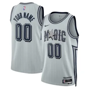 Nike Orlando Magic Personoitava Miesten Pelipaita City Edition 2024-25 Swingman Harmaa