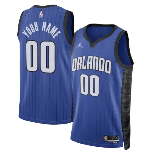 Orlando Magic Jordan Personoitava Miesten Pelipaita Statement Edition Swingman Sininen Orlando Magic Jordan Personoitava Miesten Pelipaita Statement Edition Swingman Sininen