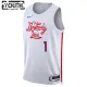 Nike Philadelphia 76ers James Harden 1 Lasten Pelipaita City Edition 2022-23 Swingman Valkoinen