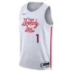 Nike Philadelphia 76ers James Harden 1 Miesten Pelipaita City Edition 2022-23 Swingman Valkoinen