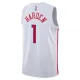 Nike Philadelphia 76ers James Harden 1 Miesten Pelipaita City Edition 2022-23 Swingman Valkoinen