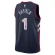 Nike Philadelphia 76ers James Harden Miesten Pelipaita City Edition 2023-24 Swingman Laivasto