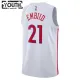 Nike Philadelphia 76ers Joel Embiid 21 Lasten Pelipaita City Edition 2022-23 Swingman Valkoinen
