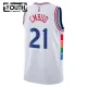 Nike Philadelphia 76ers Joel Embiid Lasten Pelipaita City Edition 2024-25 Swingman Valkoinen