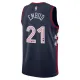 Nike Philadelphia 76ers Joel Embiid Miesten Pelipaita City Edition 2023-24 Swingman Laivasto