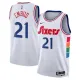 Nike Philadelphia 76ers Joel Embiid Miesten Pelipaita City Edition 2024-25 Swingman Valkoinen Nike Philadelphia 76ers Joel Embiid Miesten Pelipaita City Edition 2024-25 Swingman Valkoinen