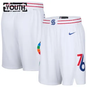 Nike Philadelphia 76ers Lasten Shortsit City Edition 2024-25 Swingman