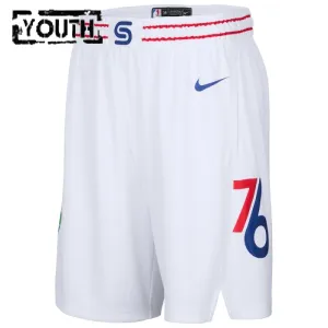 Nike Philadelphia 76ers Lasten Shortsit City Edition 2024-25 Swingman