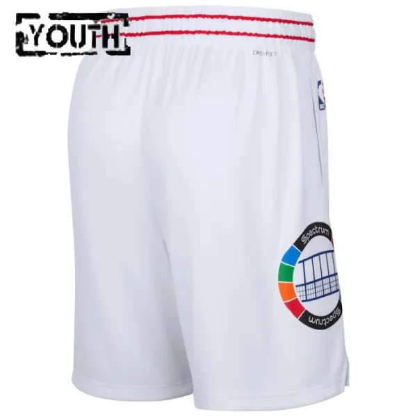 Nike Philadelphia 76ers Lasten Shortsit City Edition 2024-25 Swingman