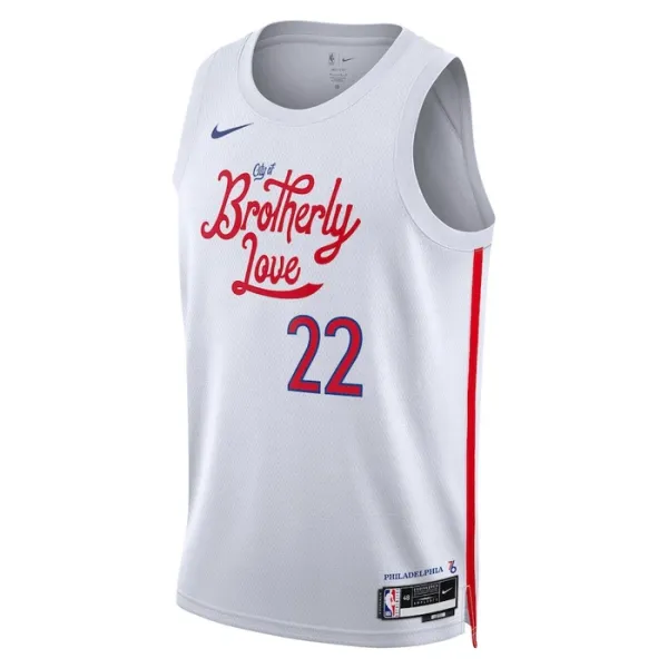 Nike Philadelphia 76ers Matisse Thybulle 22 Miesten Pelipaita City Edition 2022-23 Swingman Valkoinen
