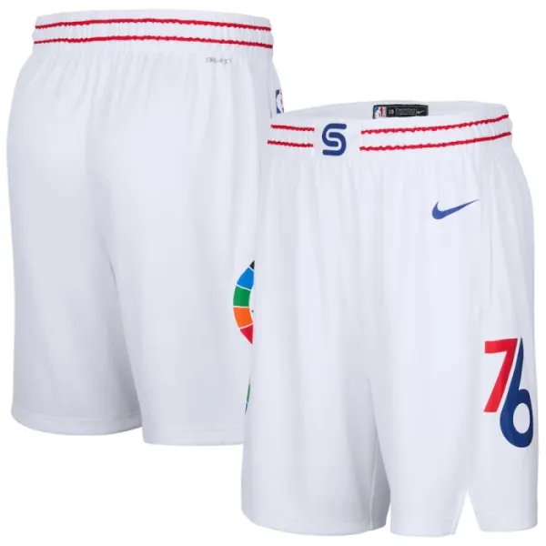 Nike Philadelphia 76ers Miesten Shortsit City Edition 2024-25 Swingman Nike Philadelphia 76ers Miesten Shortsit City Edition 2024-25 Swingman