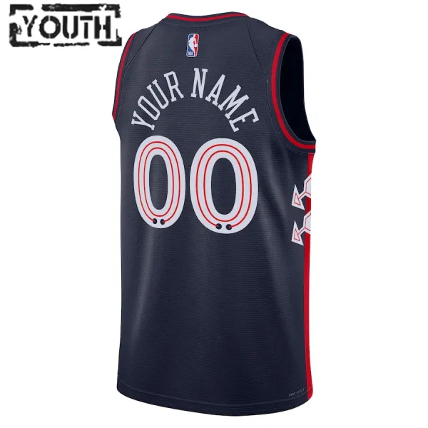 Nike Philadelphia 76ers Personoitava Lasten Pelipaita City Edition 2023-24 Swingman