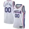 Nike Philadelphia 76ers Personoitava Miesten Pelipaita Association Edition Swingman Valkoinen