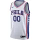 Nike Philadelphia 76ers Personoitava Miesten Pelipaita Association Edition Swingman Valkoinen
