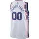 Nike Philadelphia 76ers Personoitava Miesten Pelipaita Association Edition Swingman Valkoinen