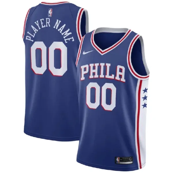 Nike Philadelphia 76ers Personoitava Miesten Pelipaita Icon Edition Swingman Sininen Nike Philadelphia 76ers Personoitava Miesten Pelipaita Icon Edition Swingman Sininen