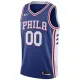 Nike Philadelphia 76ers Personoitava Miesten Pelipaita Icon Edition Swingman Sininen