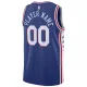 Nike Philadelphia 76ers Personoitava Miesten Pelipaita Icon Edition Swingman Sininen