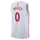 Nike Philadelphia 76ers Tyrese Maxey 0 Miesten Pelipaita City Edition 2022-23 Swingman Valkoinen