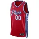 Philadelphia 76ers Jordan Personoitava Miesten Pelipaita Statement Edition Swingman Punainen