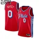 Philadelphia 76ers Jordan Tyrese Maxey 0 Lasten Pelipaita Statement Edition Swingman Punainen Philadelphia 76ers Jordan Tyrese Maxey 0 Lasten Pelipaita Statement Edition Swingman Punainen
