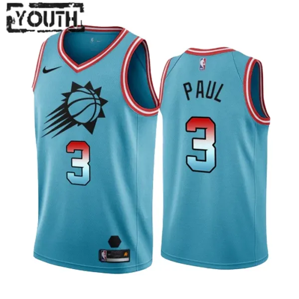 Nike Phoenix Suns Chris Paul 3 Lasten Pelipaita City Edition 2022-23 Swingman Sininen Nike Phoenix Suns Chris Paul 3 Lasten Pelipaita City Edition 2022-23 Swingman Sininen