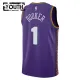 Nike Phoenix Suns Devin Booker Lasten Pelipaita City Edition 2024-25 Swingman Violetti