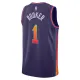 Nike Phoenix Suns Devin Booker Miesten Pelipaita City Edition 2023-24 Swingman Violetti