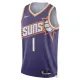 Nike Phoenix Suns Devin Booker Miesten Pelipaita Icon Edition 2023-24 Swingman Violetti