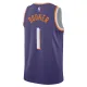 Nike Phoenix Suns Devin Booker Miesten Pelipaita Icon Edition 2023-24 Swingman Violetti