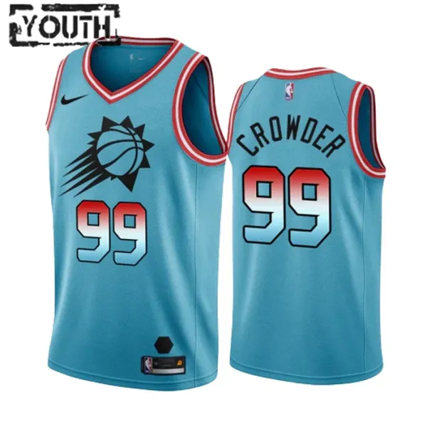 Nike Phoenix Suns Jae Crowder 99 Lasten Pelipaita City Edition 2022-23 Swingman Sininen Nike Phoenix Suns Jae Crowder 99 Lasten Pelipaita City Edition 2022-23 Swingman Sininen