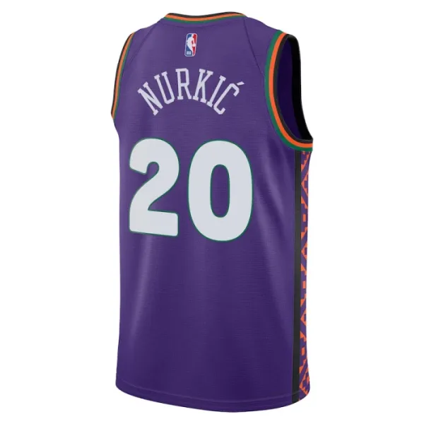 Nike Phoenix Suns Jusuf Nurkic Miesten Pelipaita City Edition 2024-25 Swingman Violetti