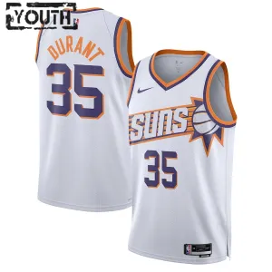 Nike Phoenix Suns Kevin Durant Lasten Pelipaita Association Edition 2023-24 Swingman Valkoinen Nike Phoenix Suns Kevin Durant Lasten Pelipaita Association Edition 2023-24 Swingman Valkoinen