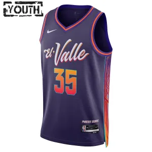 Nike Phoenix Suns Kevin Durant Lasten Pelipaita City Edition 2023-24 Swingman Violetti