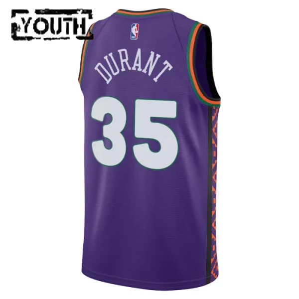 Nike Phoenix Suns Kevin Durant Lasten Pelipaita City Edition 2024-25 Swingman Violetti
