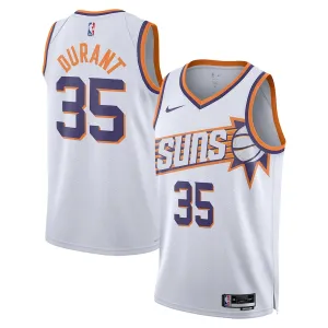 Nike Phoenix Suns Kevin Durant Miesten Pelipaita Association Edition 2023-24 Swingman Valkoinen Nike Phoenix Suns Kevin Durant Miesten Pelipaita Association Edition 2023-24 Swingman Valkoinen