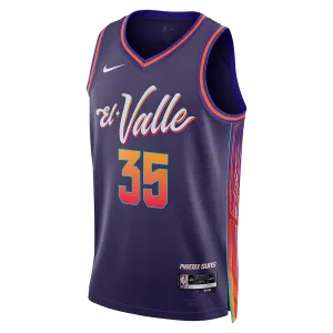 Nike Phoenix Suns Kevin Durant Miesten Pelipaita City Edition 2023-24 Swingman Violetti