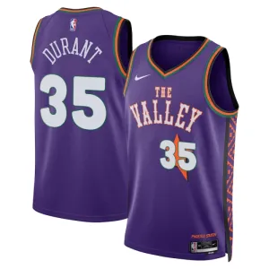Nike Phoenix Suns Kevin Durant Miesten Pelipaita City Edition 2024-25 Swingman Violetti